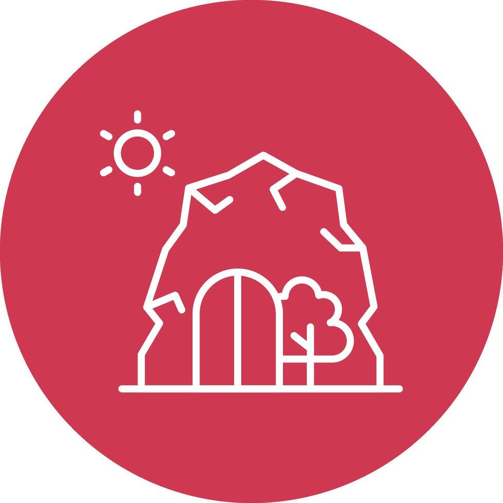 Cave Web Interface Symbol vector