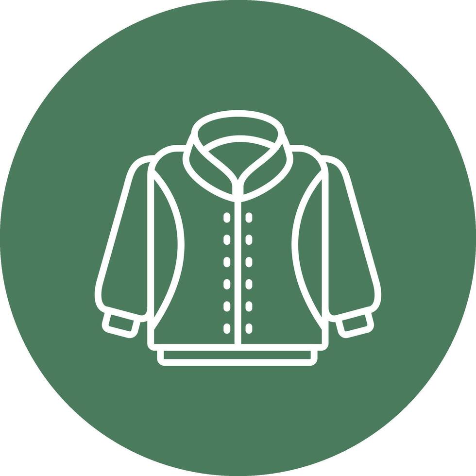 Jacket Wireframe Illustration vector