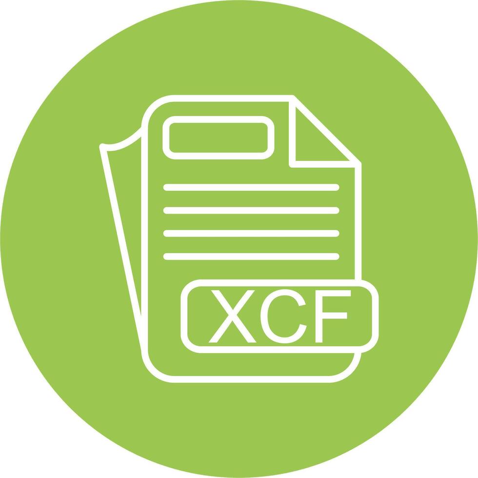 XCF File Format Business Interface Asset vector