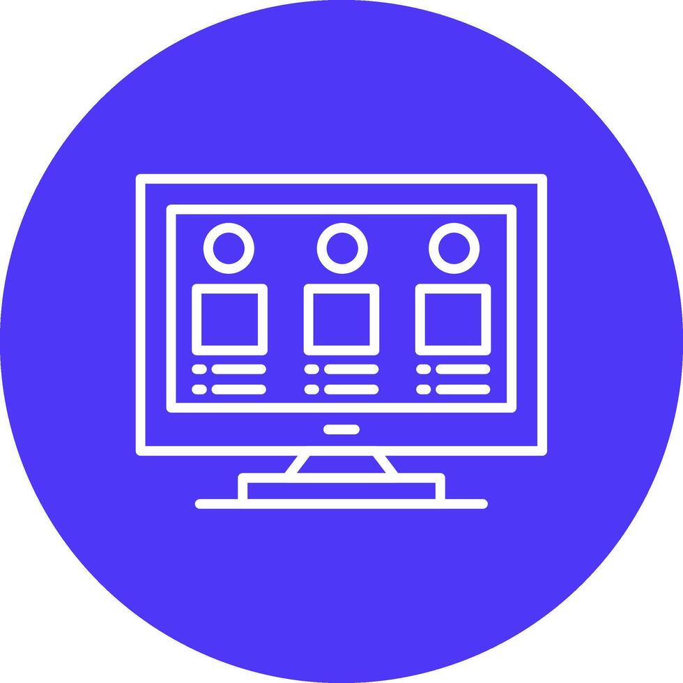 Mood Board Modern Tech Icon vector