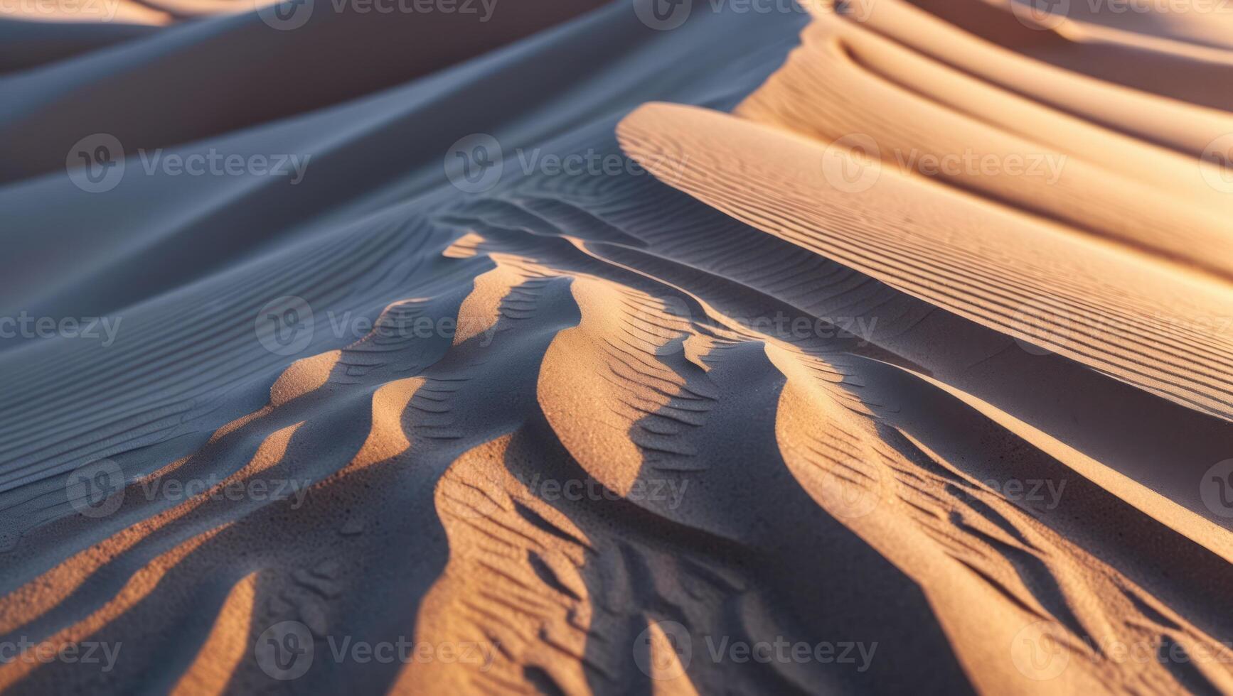 Sand Dune Wavy Pattern in Warm Light Texture photo