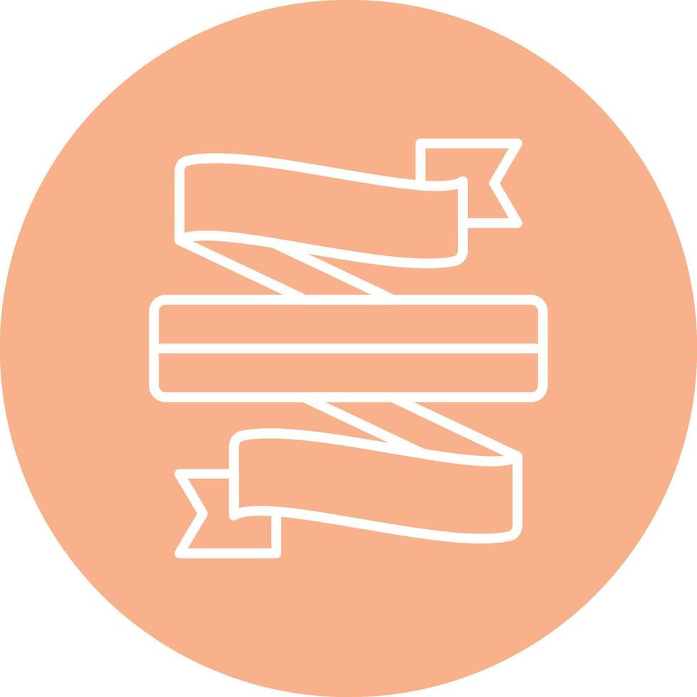 olded Ribbon Bold App Illustration vector