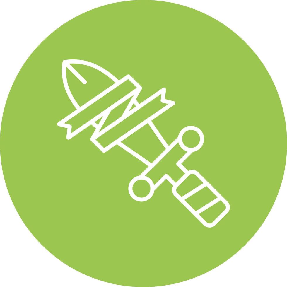 Sword Modern Tech Icon vector