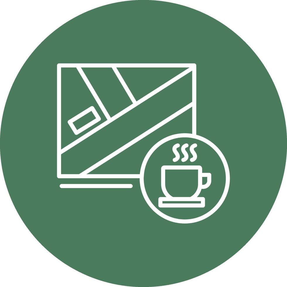 Coffee Shop Flat Styled Symbol vector