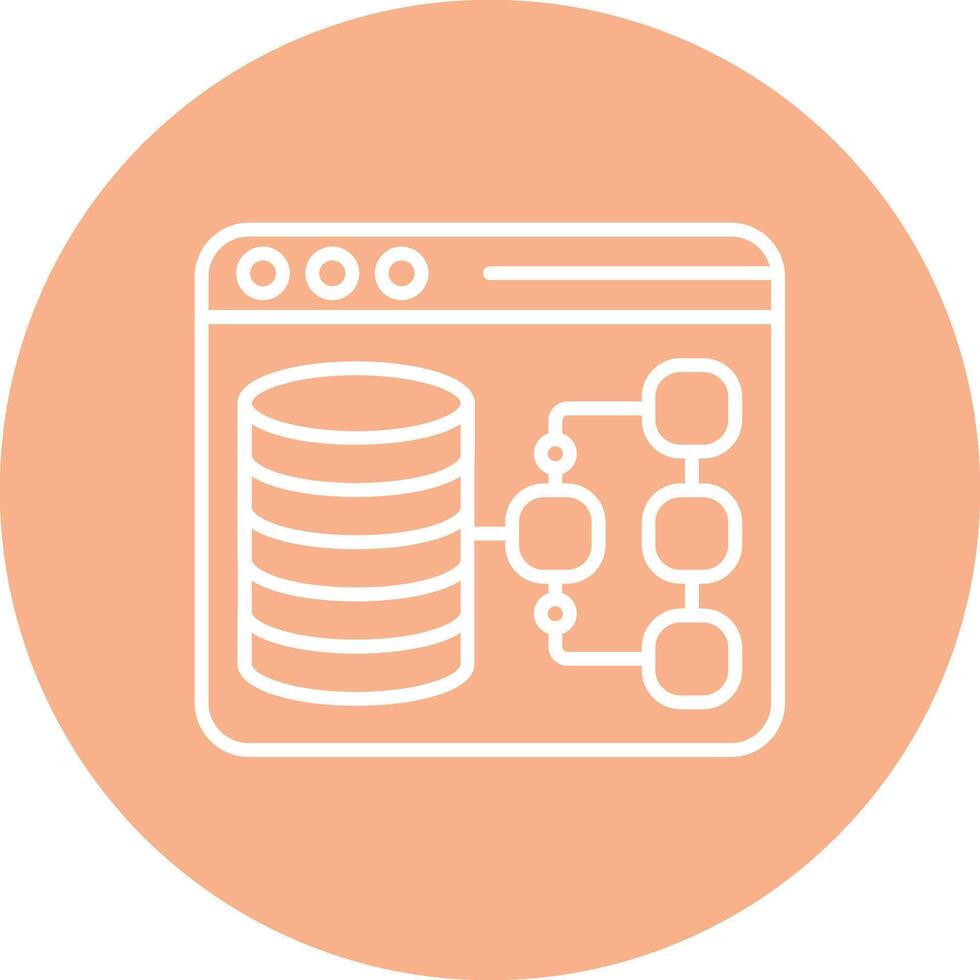 Data Modeling Stylish App Element vector