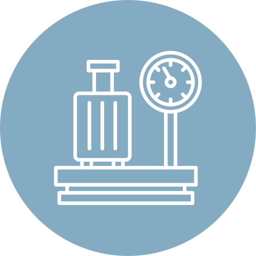 Luggae Scale Stylish App Element vector