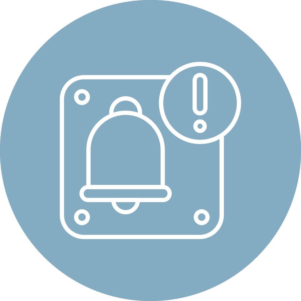 Bell Sharp Edge Symbol vector