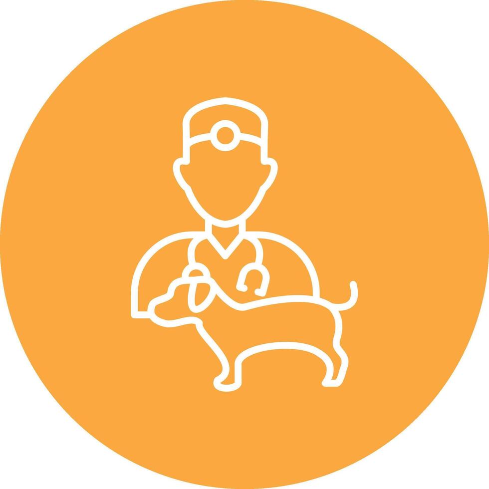 Veterinarian Isometric Art vector