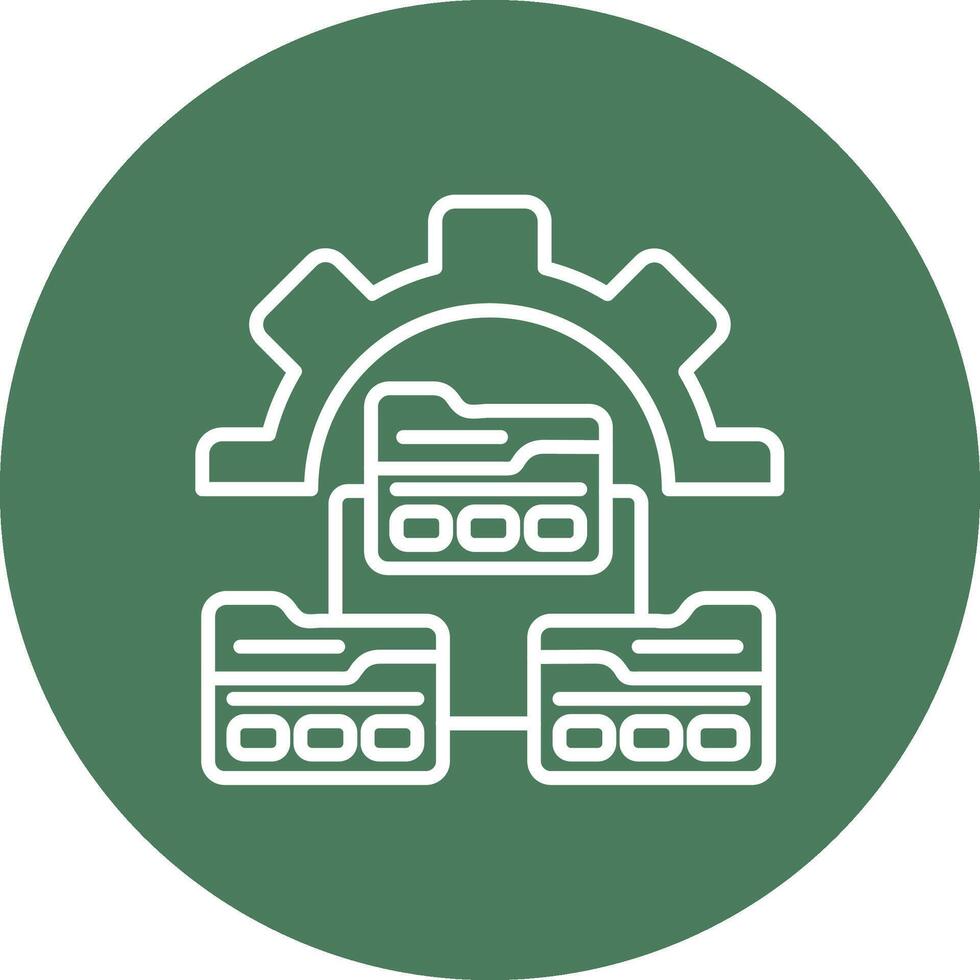 Version Control Lined UI Illustration vector