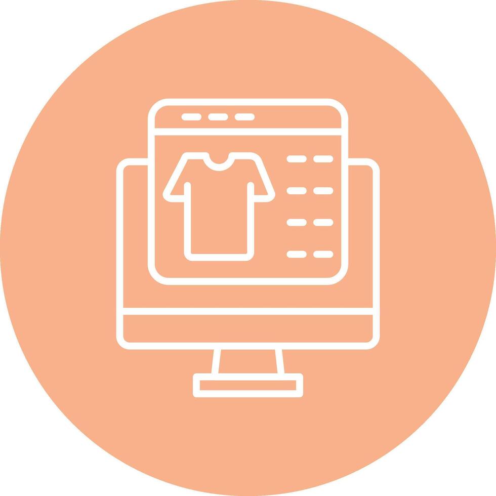 Ecommerce Mono Icon Symbol vector