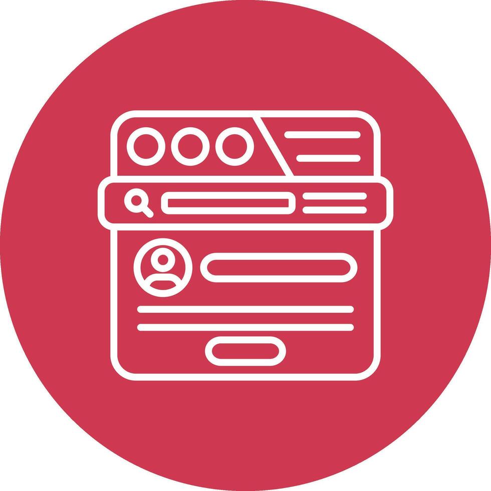 Sign Up Mono Icon Symbol vector