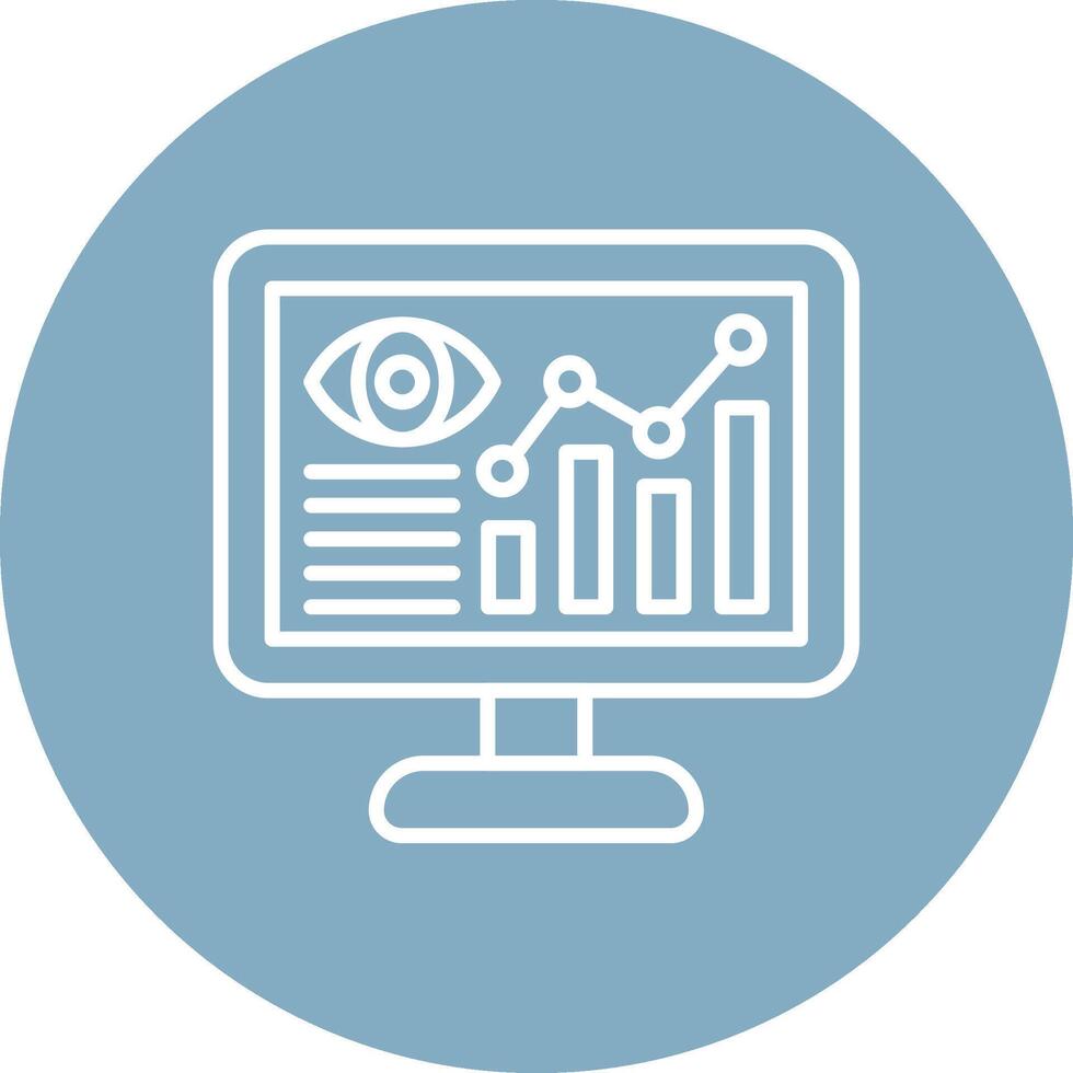 Data Visualization Creative Flat Illustration vector