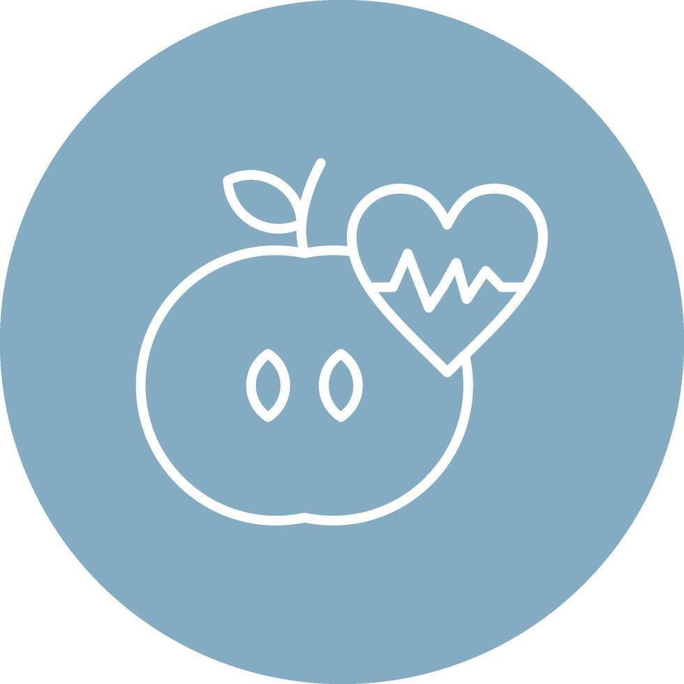 Apple Digital Concept Icon vector