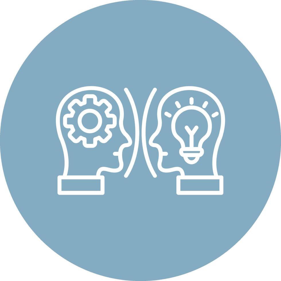 Resilience Mono Icon Symbol vector