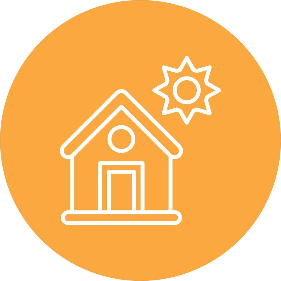 Avoid Direct Sunlight Interactive UI Graphic vector