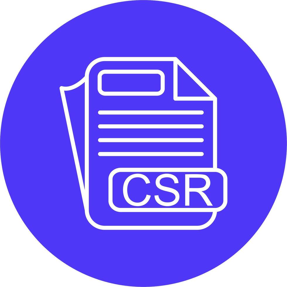 CSR File Format Minimalist Graphic 60719526 Vector Art at Vecteezy