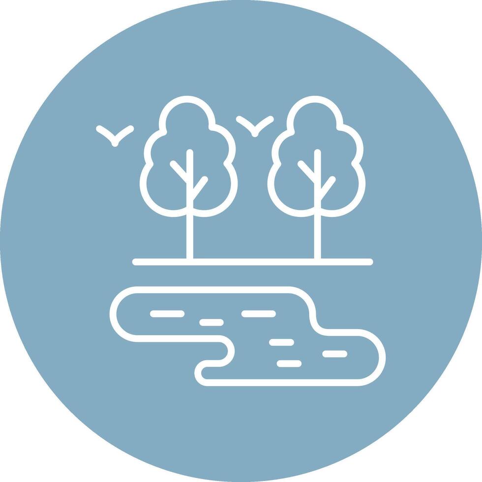 Lake Vibrant UI Element vector