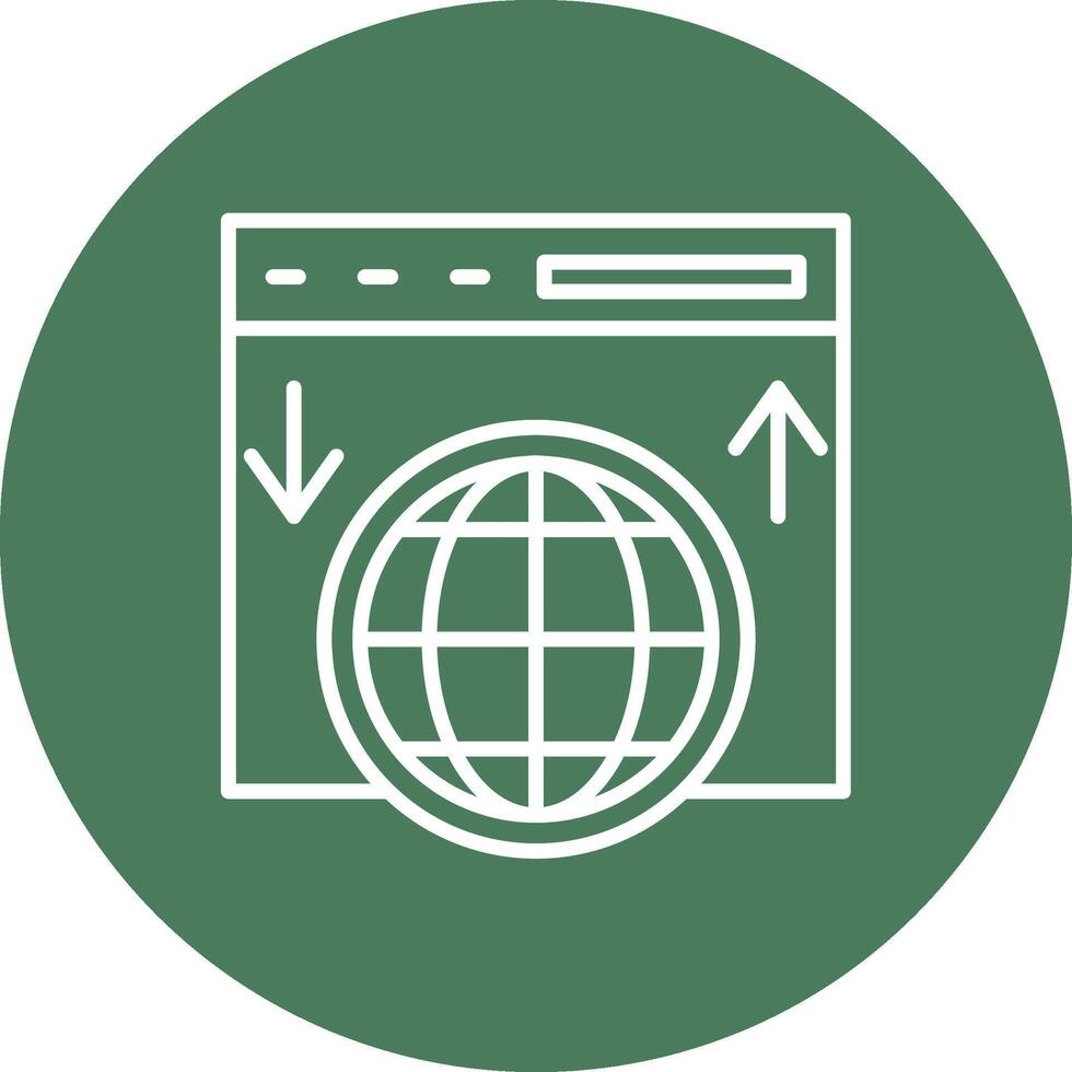 Browser High Detail Symbol vector