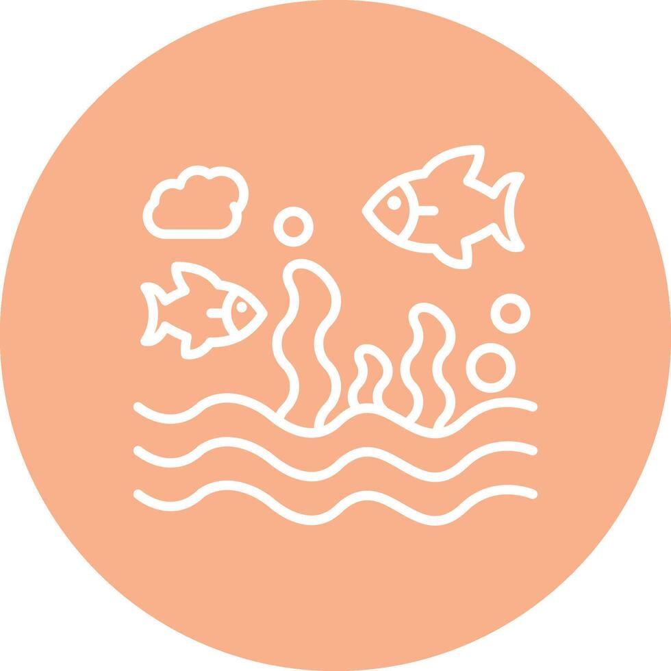 Fish Functional Flat Style vector