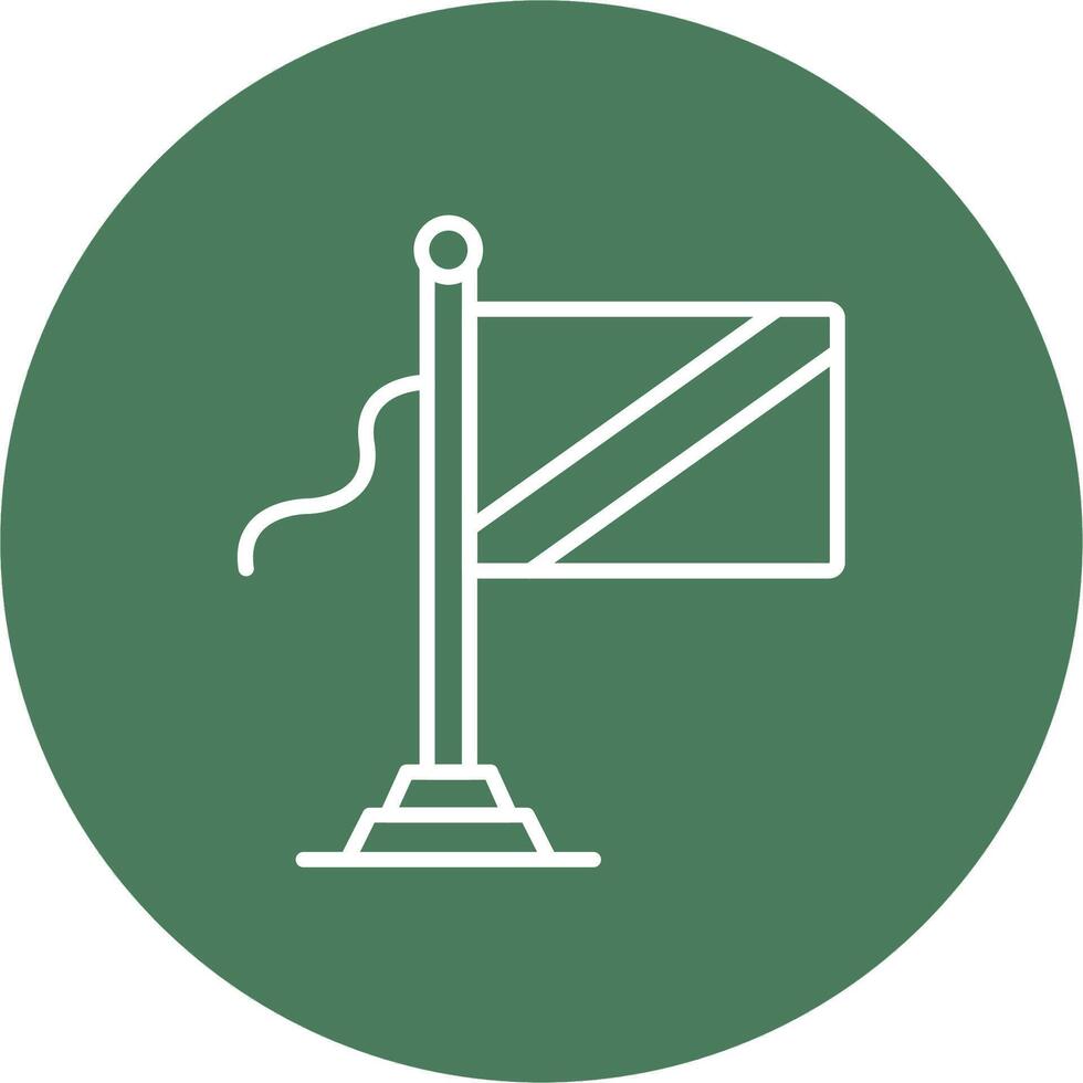 Congo Flag UI Concept Symbol vector