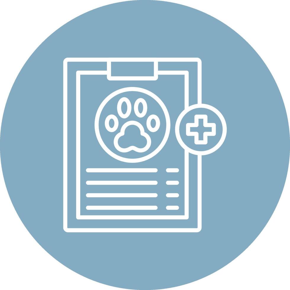 Medical Report Soft Shadow Design vector