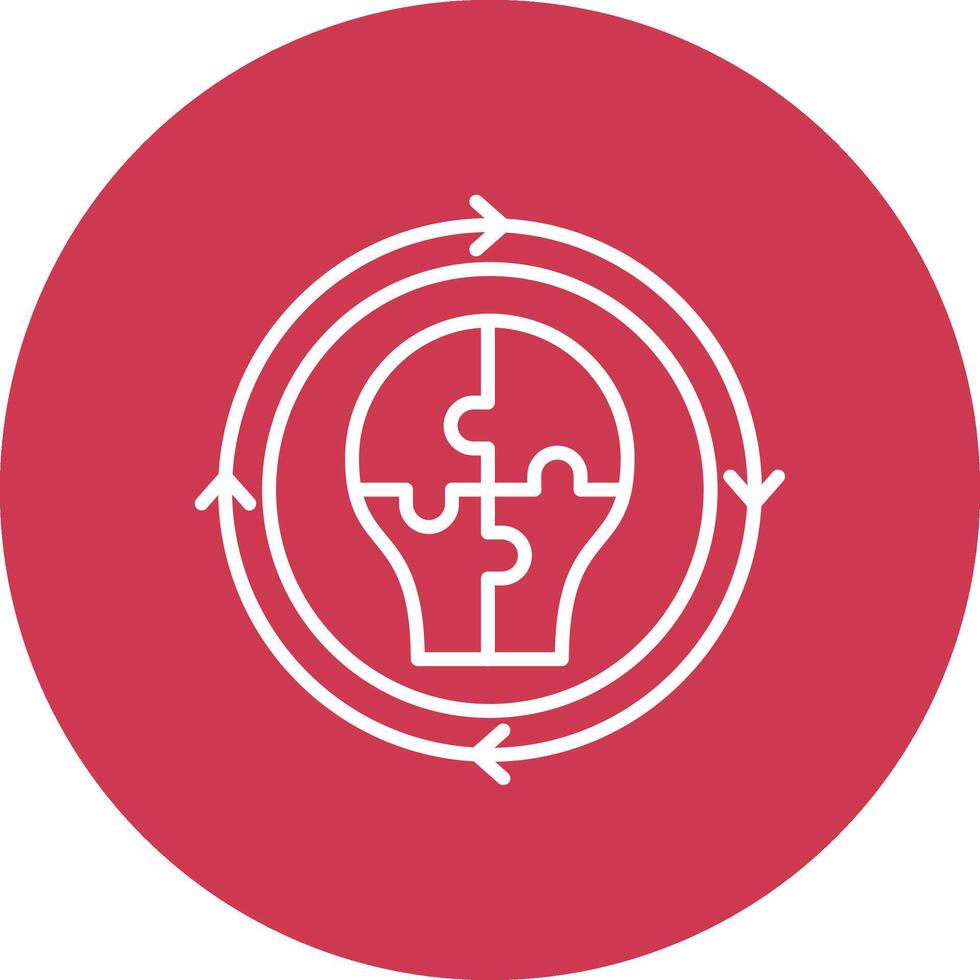 Problem Solving Clean Grid Icon vector