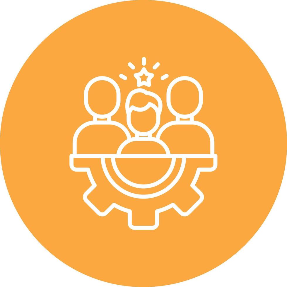 Teamwork Modern App Icon vector