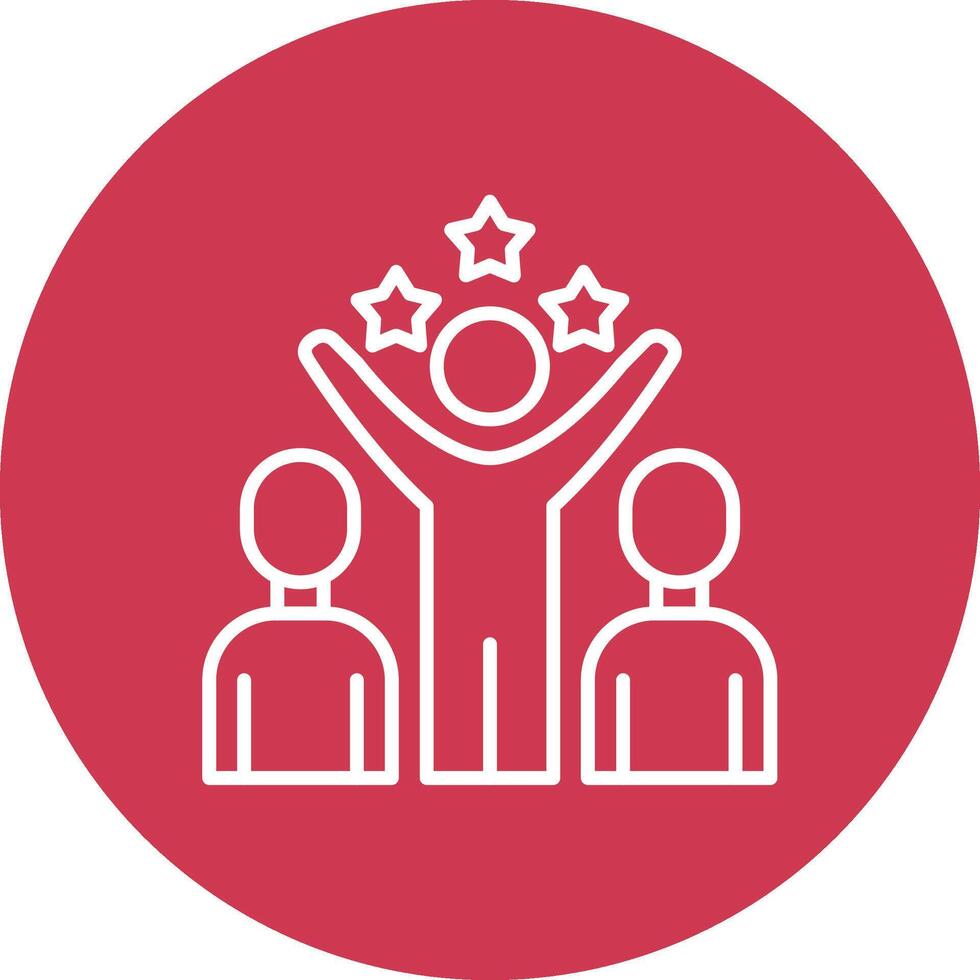 Leadership Smooth Gradient Icon vector