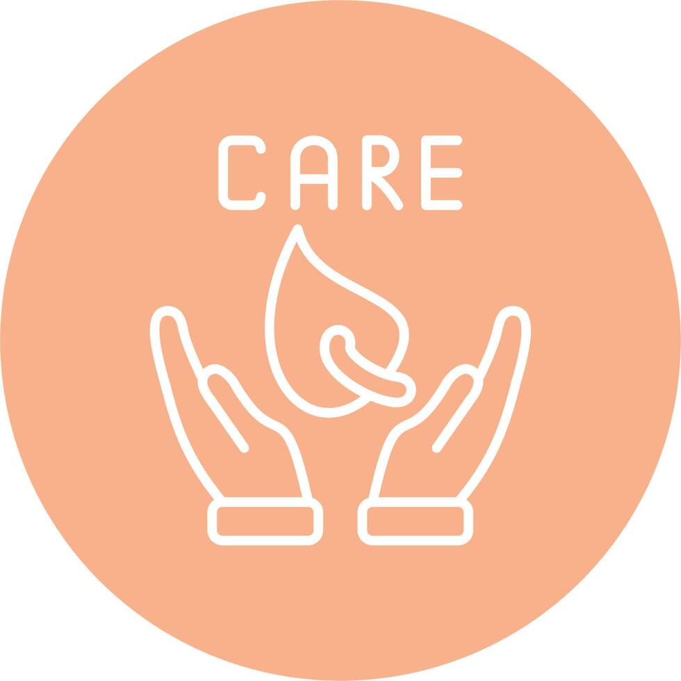 Care Conceptual Line Work vector