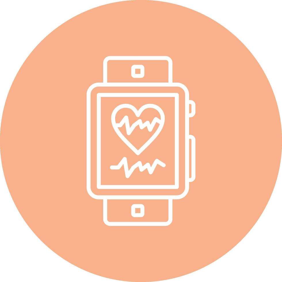 Heart Rate Pixel Perfect Design vector
