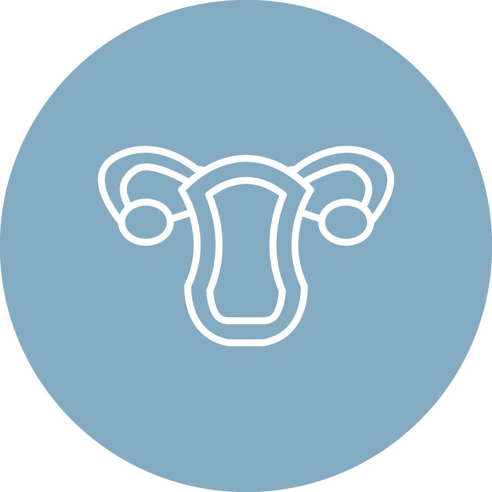 Uterus Interface Sketch Art vector