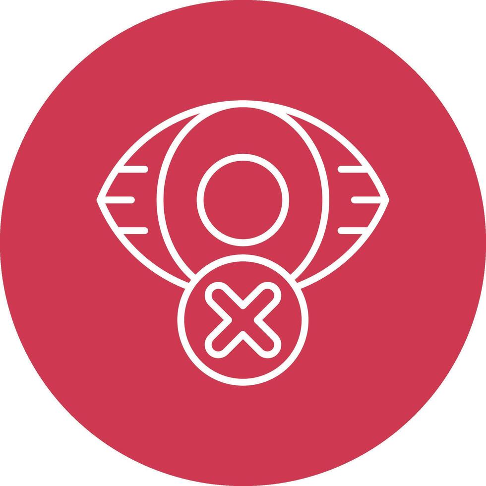 Blindness Simple UI Visual vector