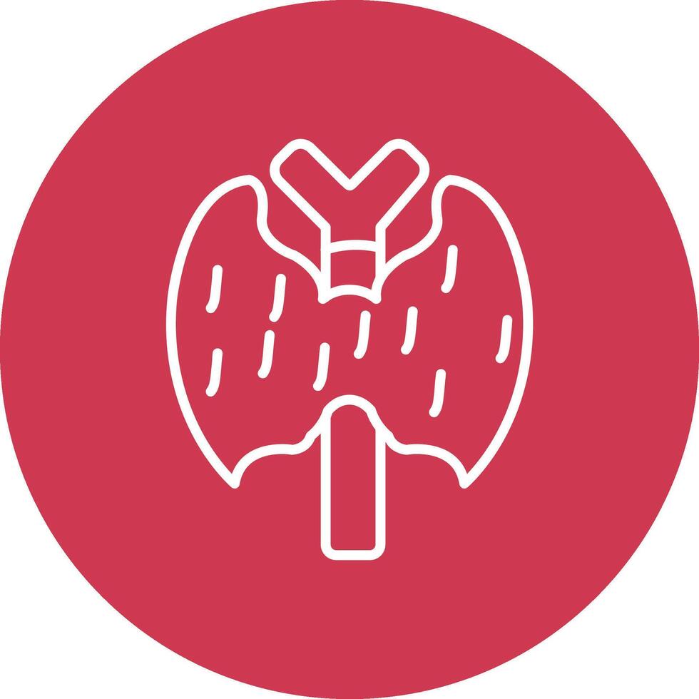 Thyroid Minimal Touch Graphic vector