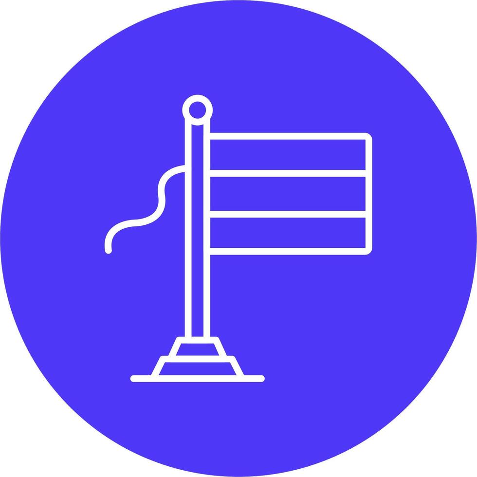 Sierra Leone Flag Stylized Tech Element vector