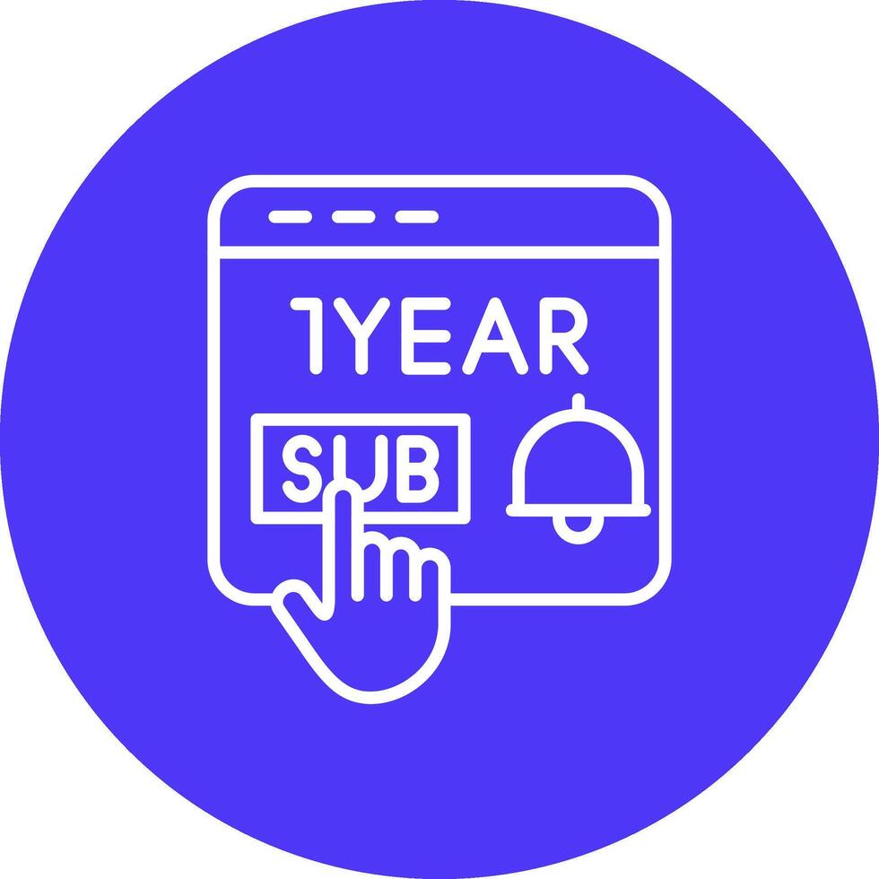 Subscription Business Model Colorful Concept Art vector