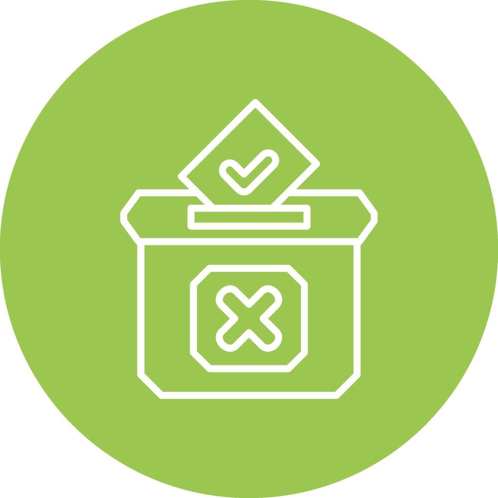 Vote Outlined App Visual vector