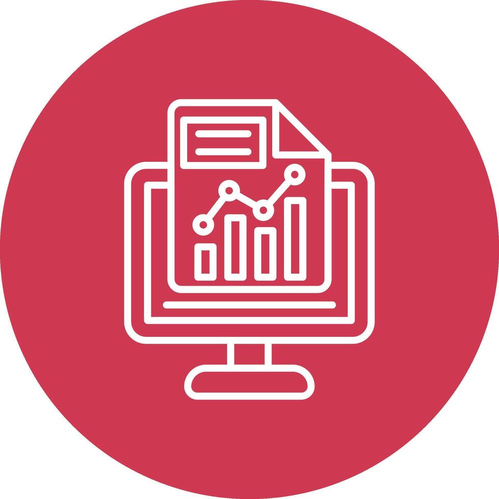 Analysis Playful Line Icon vector