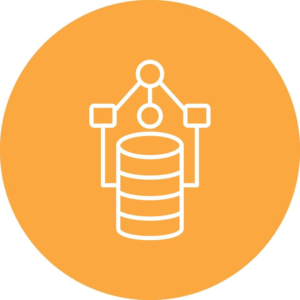 Data Model Frame Icon vector