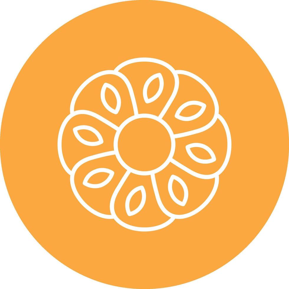 Alpine Forget Me Not Digital Concept Icon vector