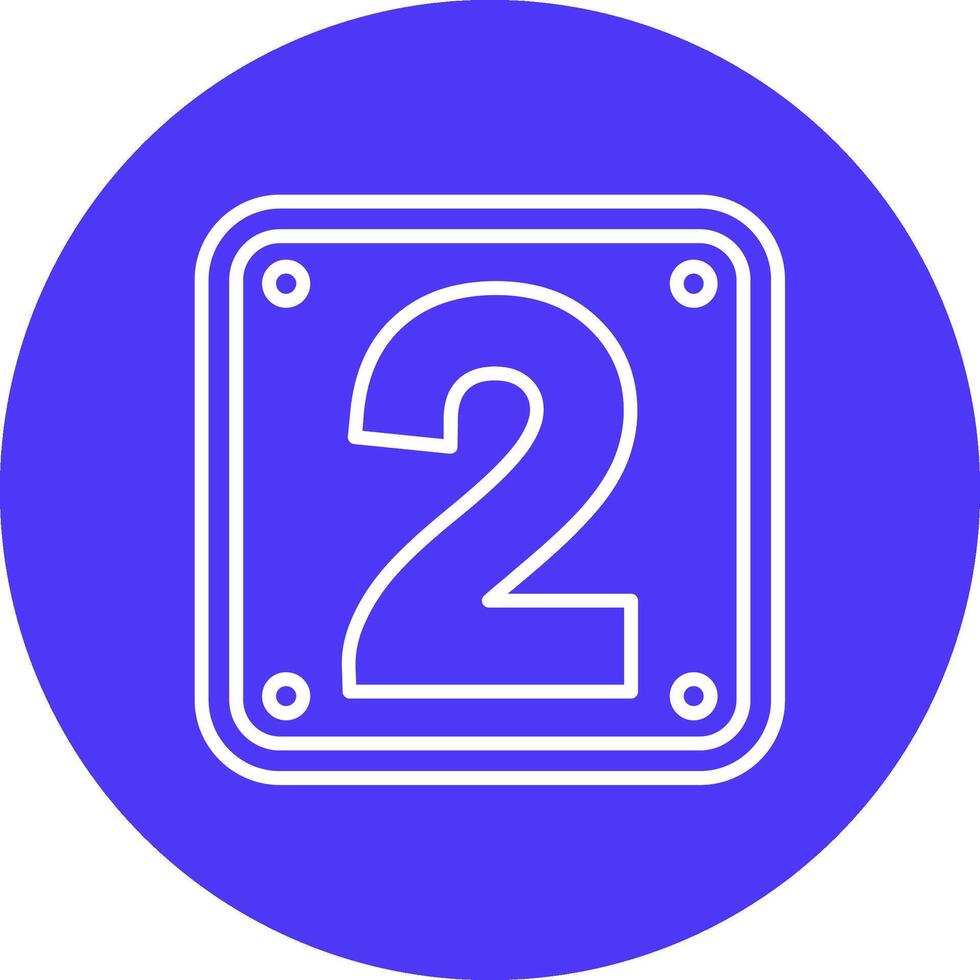 Number Coded Design Graphic vector