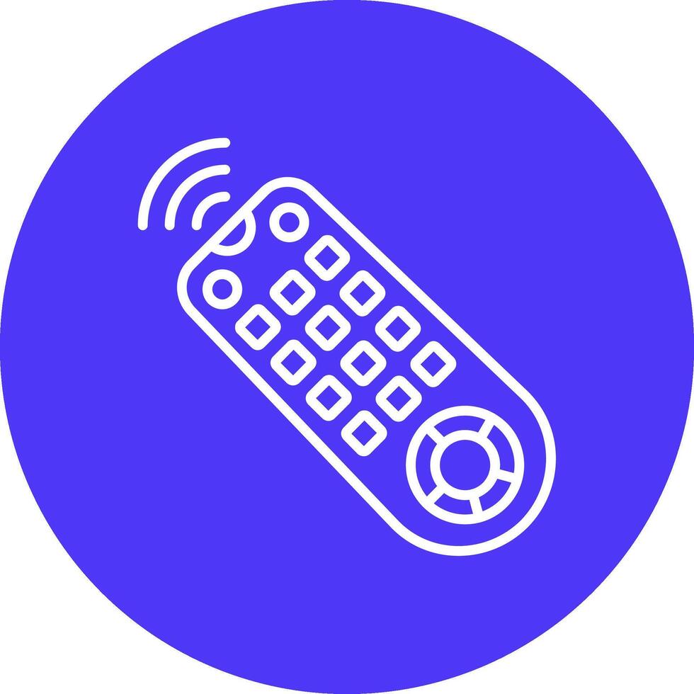 Remote Control Gradient Style Icon vector