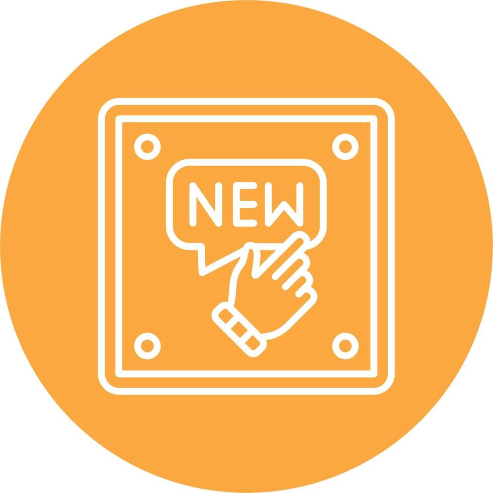 New App Style Badge vector