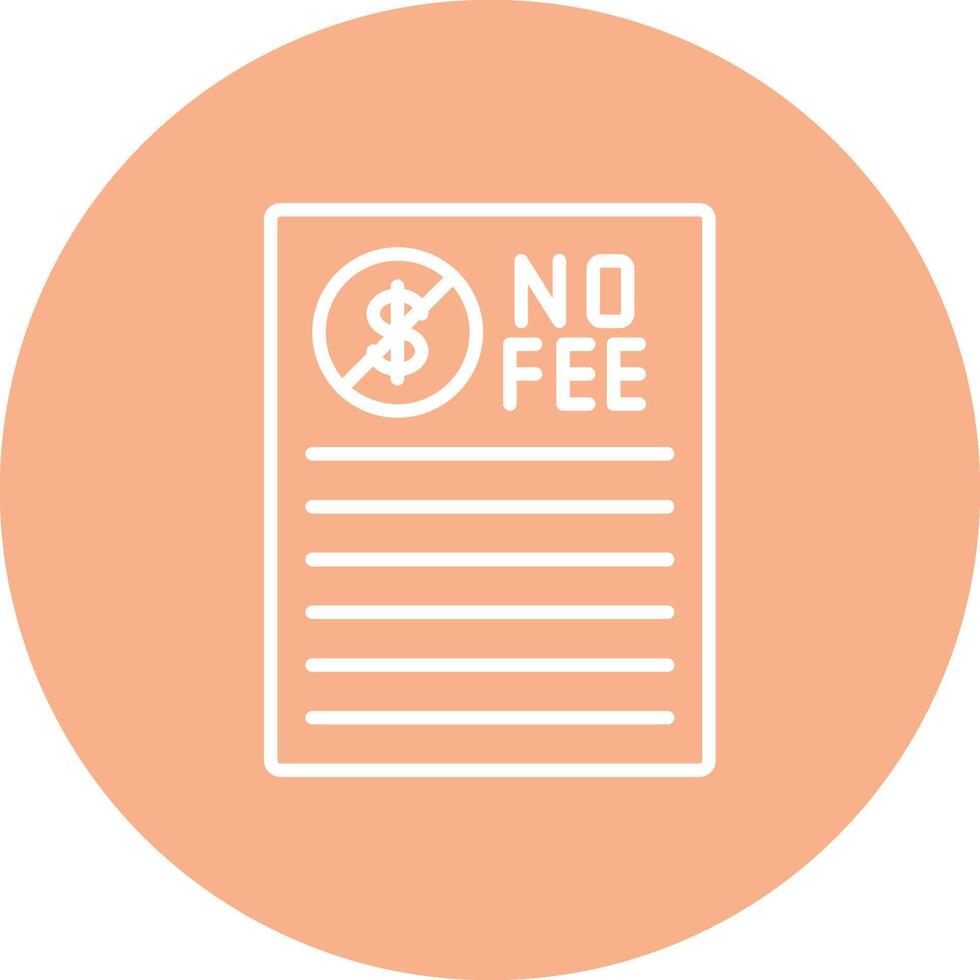 No Fee Simple Motion Design vector