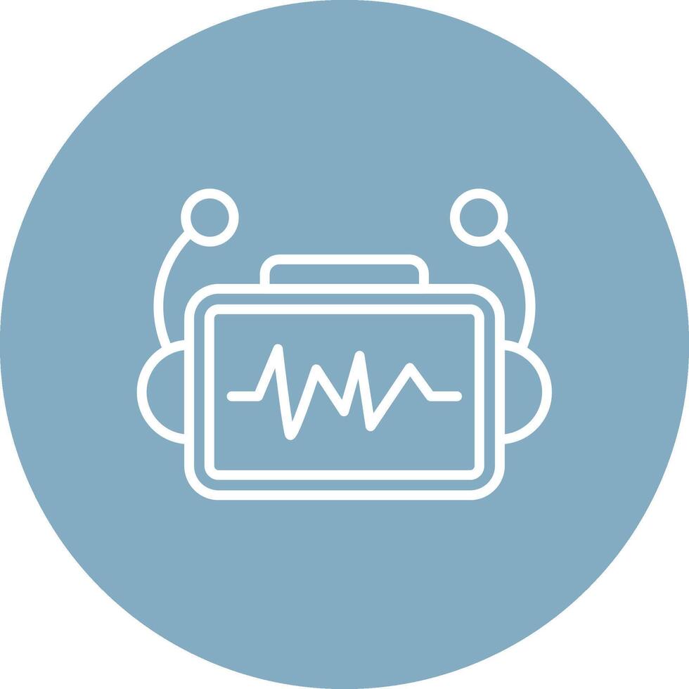 Bot Conceptual Line Work vector