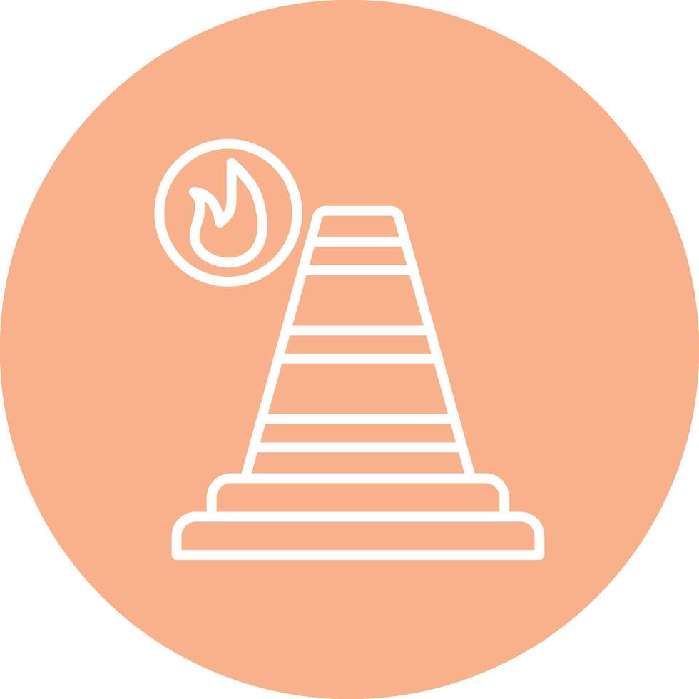 Traffic Cone UX Inspired Design vector
