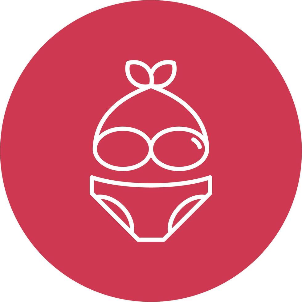 Bikini Responsive Icon Badge vector
