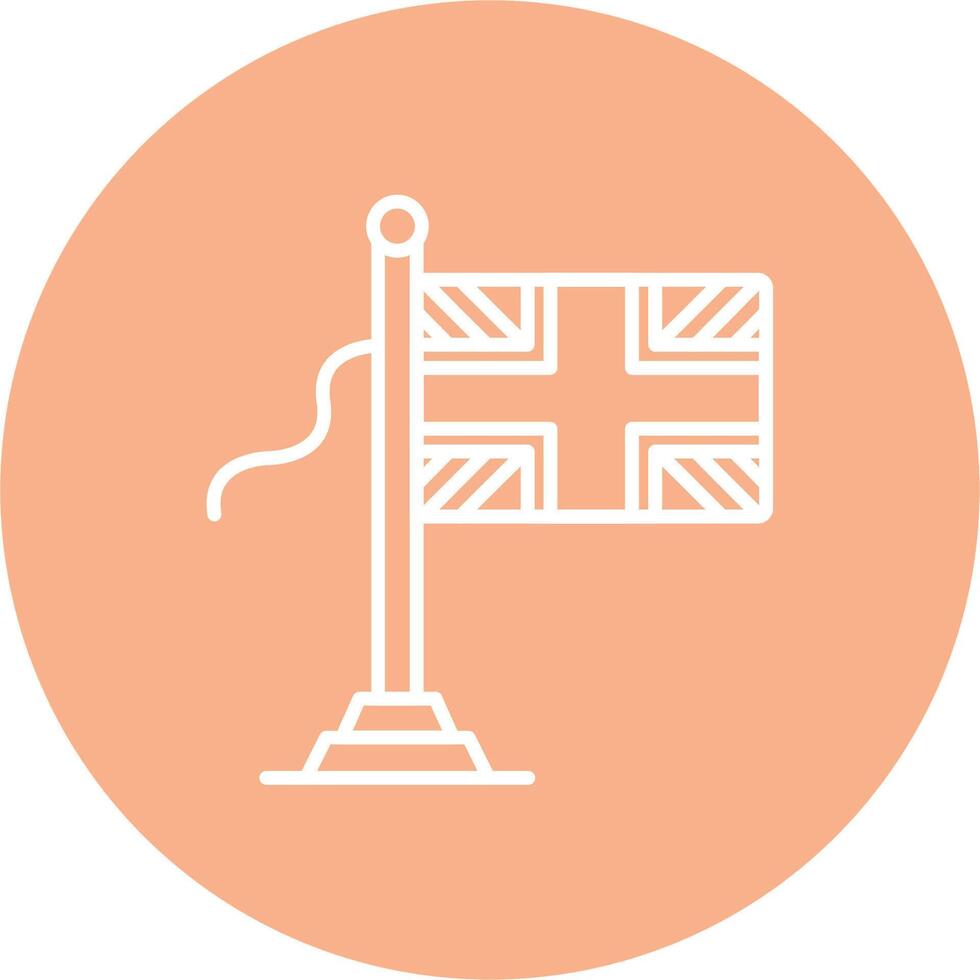 United Kingdom Flag Neatly Crafted vector