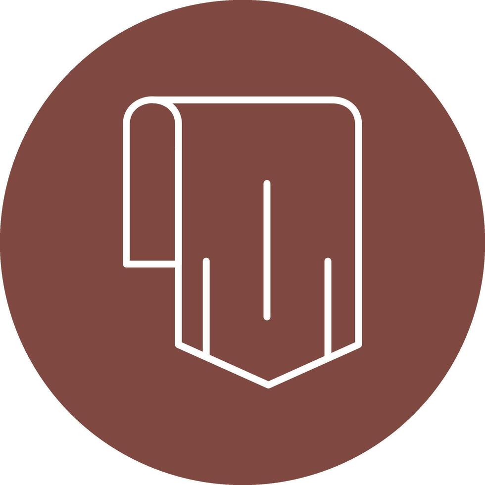 Down Arrow Lined UI Illustration vector