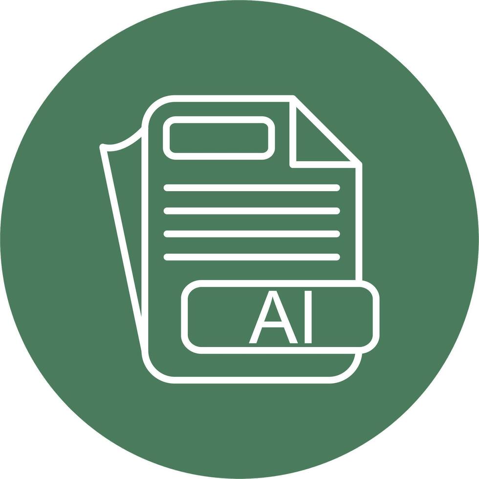 AI File Format Cool Tone vector