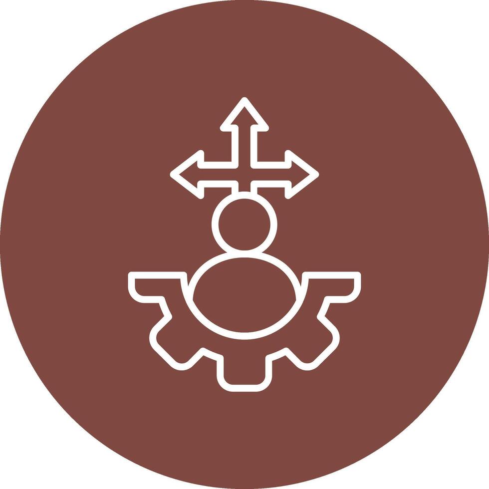 Decision Making Modular UI Graphic vector